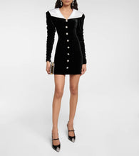 Alessandra Rich Velvet mini dress
