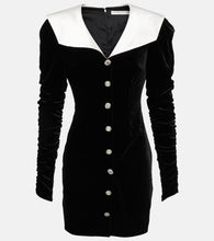 Alessandra Rich Velvet mini dress