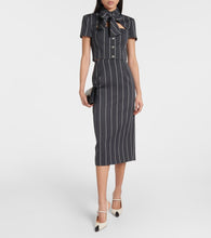 Alessandra Rich Wool-blend boucl√É¬© tweed midi skirt