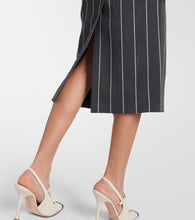 Alessandra Rich Wool-blend boucl√É¬© tweed midi skirt