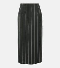 Alessandra Rich Wool-blend boucl√É¬© tweed midi skirt - Alessandra Rich 羊毛混纺粗花呢中长裙