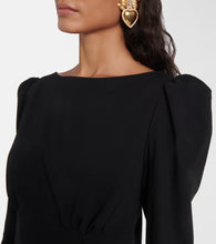 Alessandra Rich Wool-blend cr√É¬™pe minidress