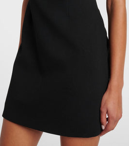 Alessandra Rich Wool-blend cr√É¬™pe minidress
