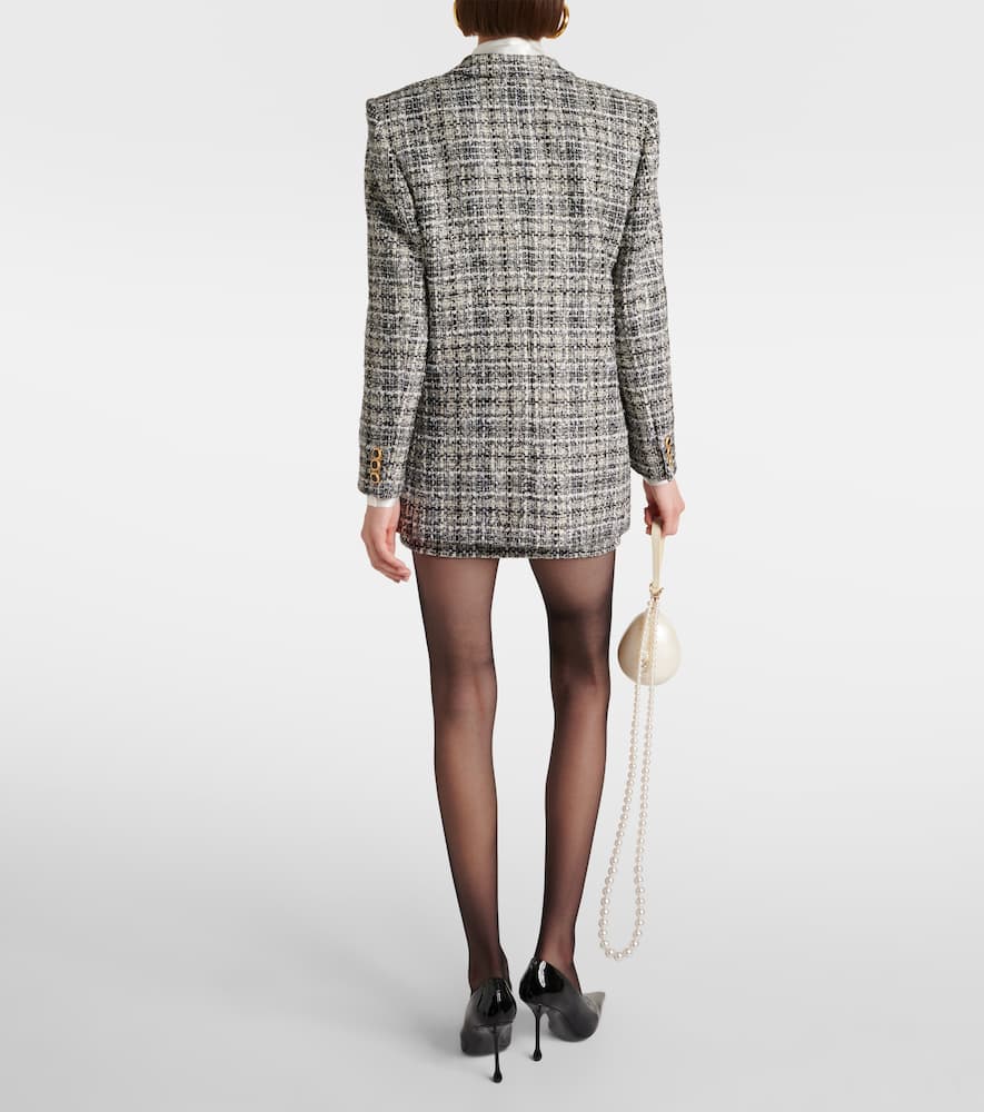 Alessandra Rich Wool  tweed blazer