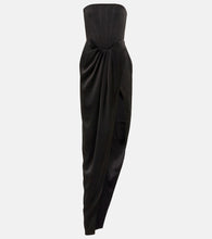 Alex Perry Ledger strapless satin gown. Alex Perry Ledger 无肩带缎面礼服