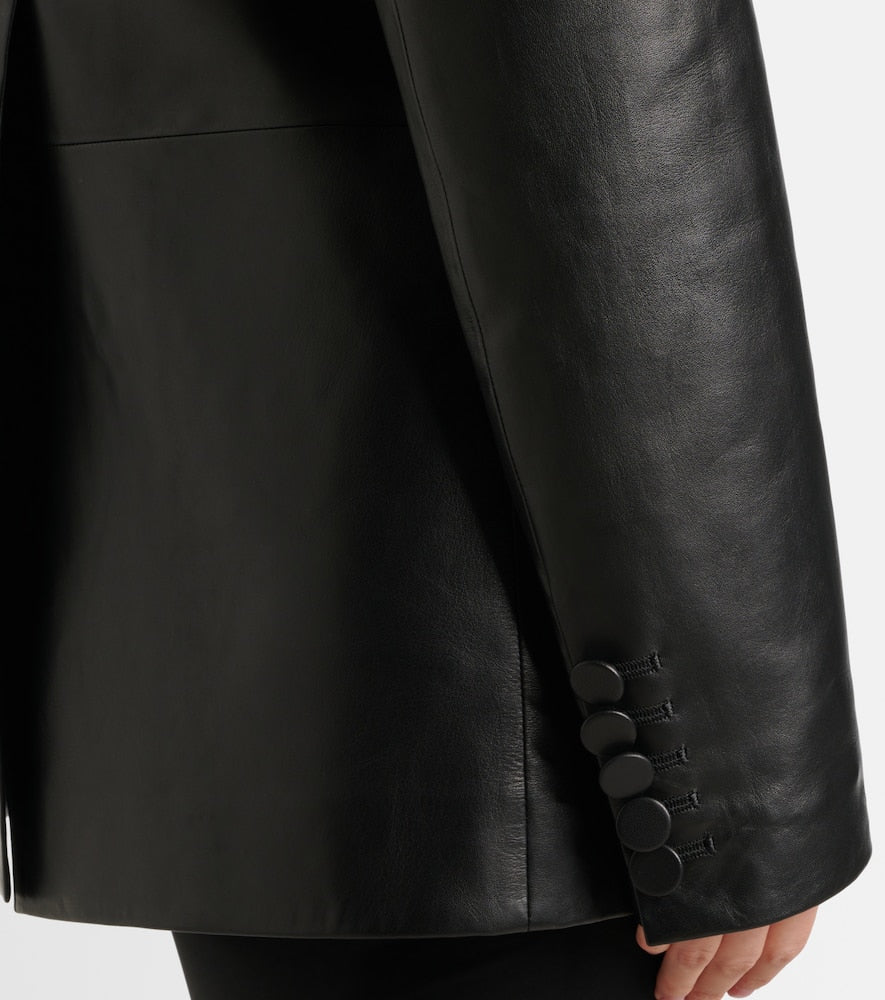 Alex Perry Oversized leather blazer