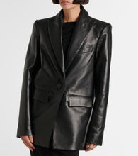 Alex Perry Oversized leather blazer