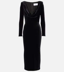 Alex Perry Velvet corset dress