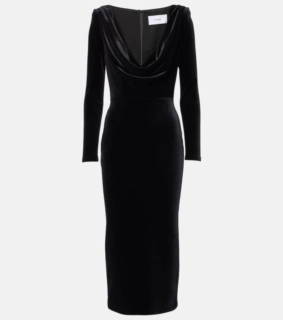 Alex Perry Velvet corset dress