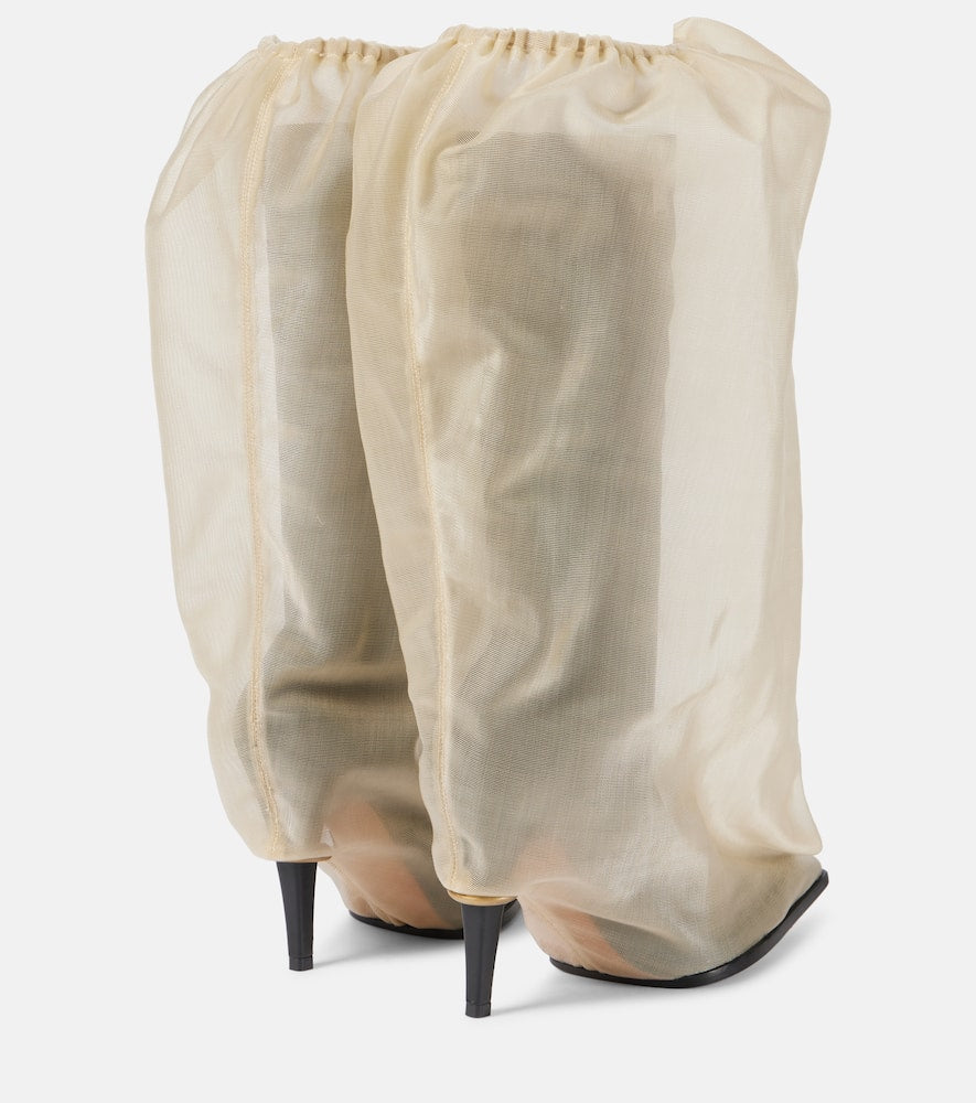 Alexander McQueen Bag faux leather knee-high boots