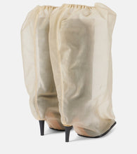 Alexander McQueen Bag faux leather knee-high boots