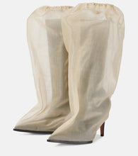 Alexander McQueen Bag faux leather knee-high boots