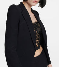 Alexander McQueen Cr√É¬™pe blazer