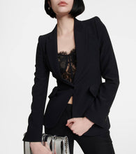 Alexander McQueen Cr√É¬™pe blazer