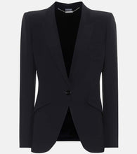 Alexander McQueen Cr√É¬™pe blazer