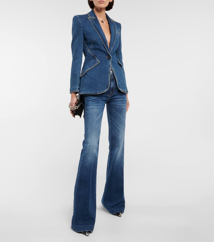 Alexander McQueen Denim blazer