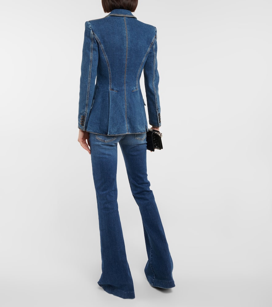 Alexander McQueen Denim blazer