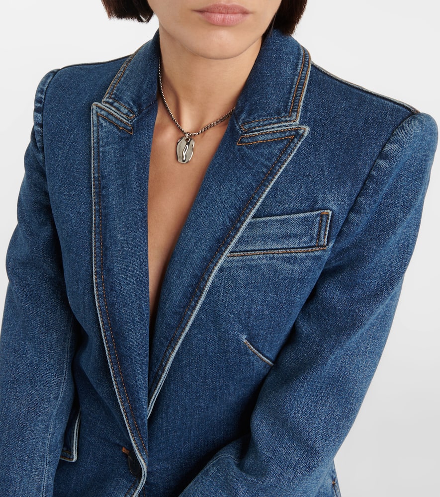 Alexander McQueen Denim blazer