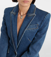 Alexander McQueen Denim blazer