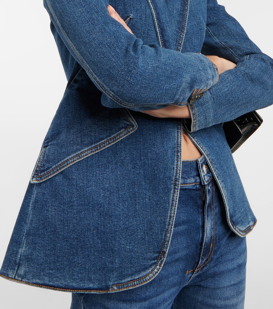 Alexander McQueen Denim blazer