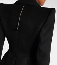 Alexander McQueen Double-breasted wool and cashmere blazer