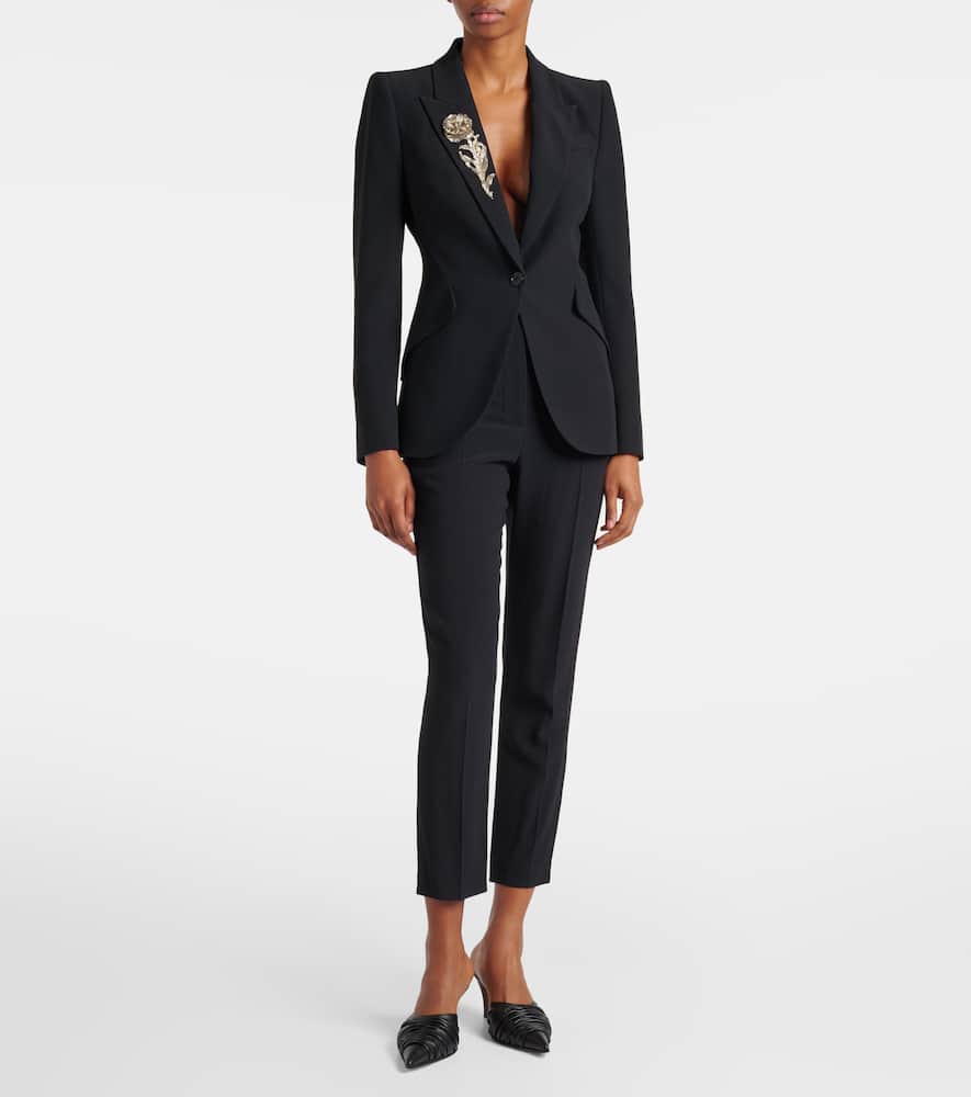 Alexander McQueen Embroidered blazer