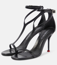 Alexander McQueen Harness leather sandals
