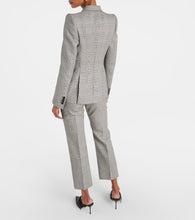 Alexander McQueen Houndstooth wool blazer