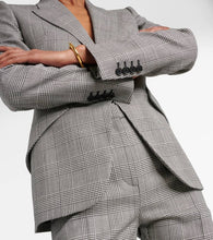 Alexander McQueen Houndstooth wool blazer