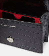 Alexander McQueen Jewelled Satchel Small leather crossbody bag