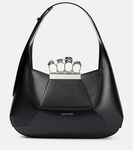 Alexander McQueen Jewelled leather shoulder bag. Shop Alexander McQueen Shoulder Bags for women now.