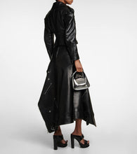 Alexander McQueen Jewelled mirrored leather tote bag