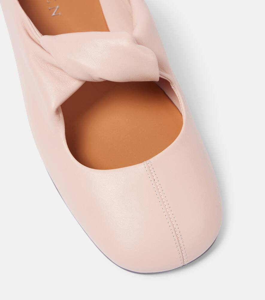 Alexander McQueen Leather ballet flats