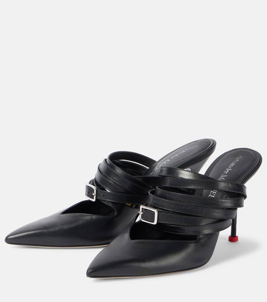 Alexander McQueen Leather mules