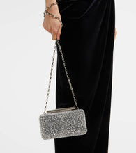Alexander McQueen McQueen T-Bar crystal-embellished clutch