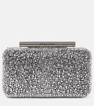 Alexander McQueen McQueen T-Bar crystal-embellished clutch. Shop Alexander McQueen Clutches for women now.