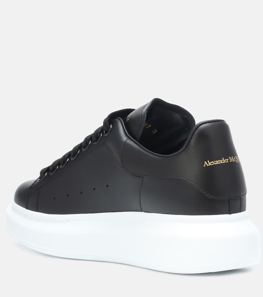 McQueen Oversized leather sneakers
