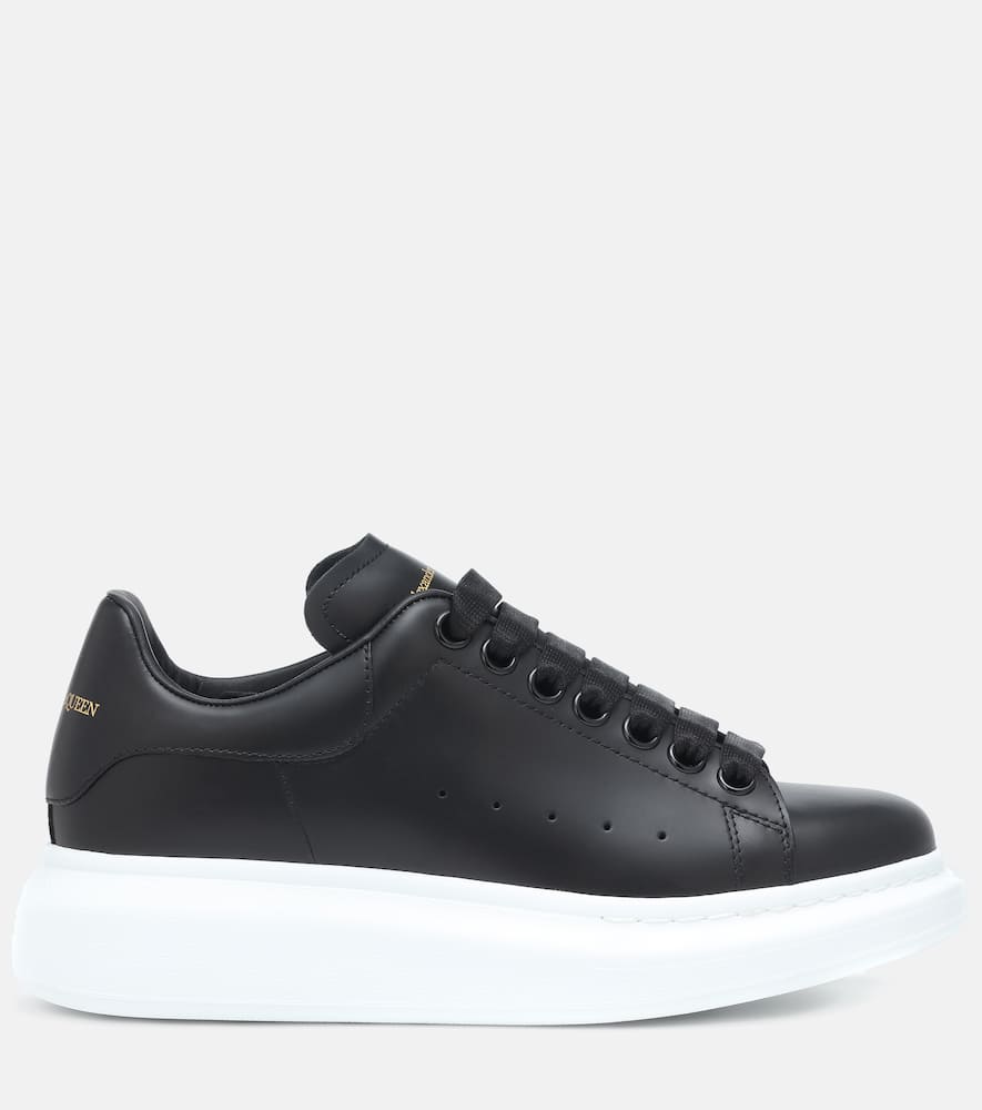 McQueen Oversized leather sneakers