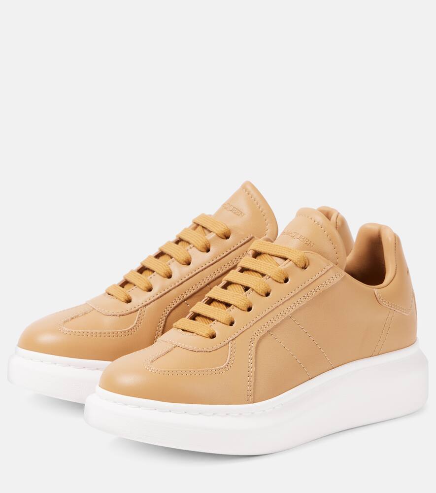 Alexander McQueen Oversized suede sneakers
