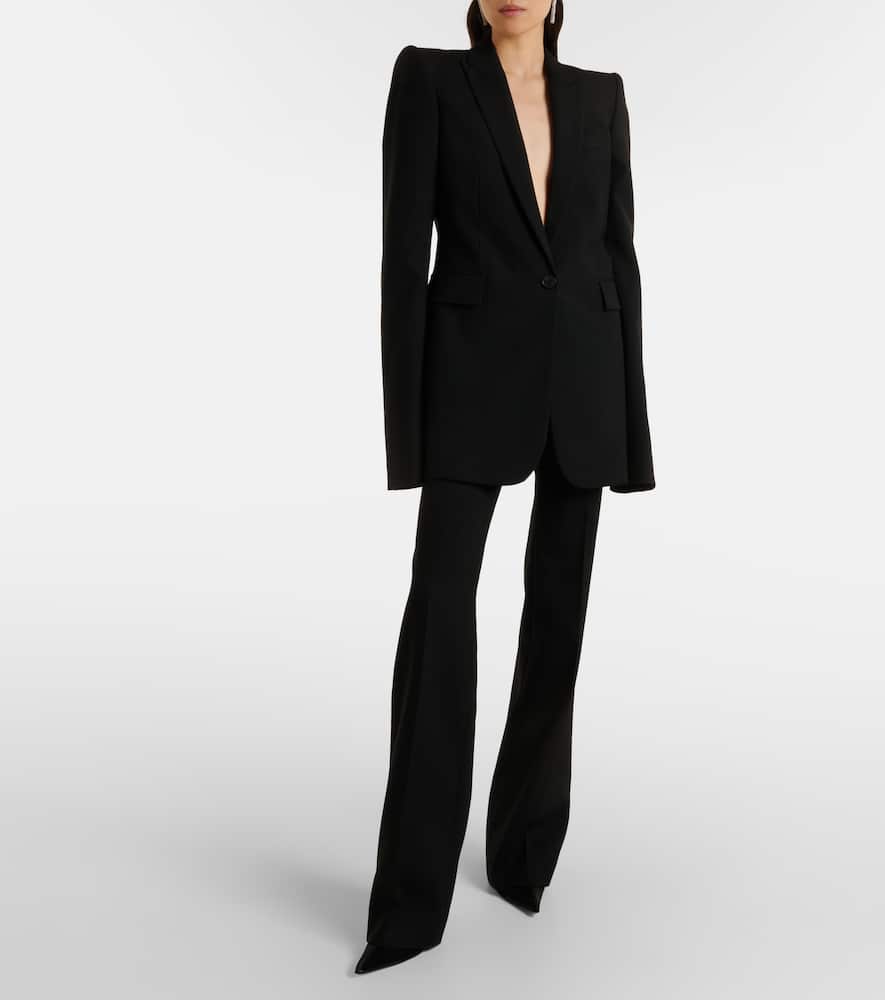 Alexander McQueen Oversized wool blazer