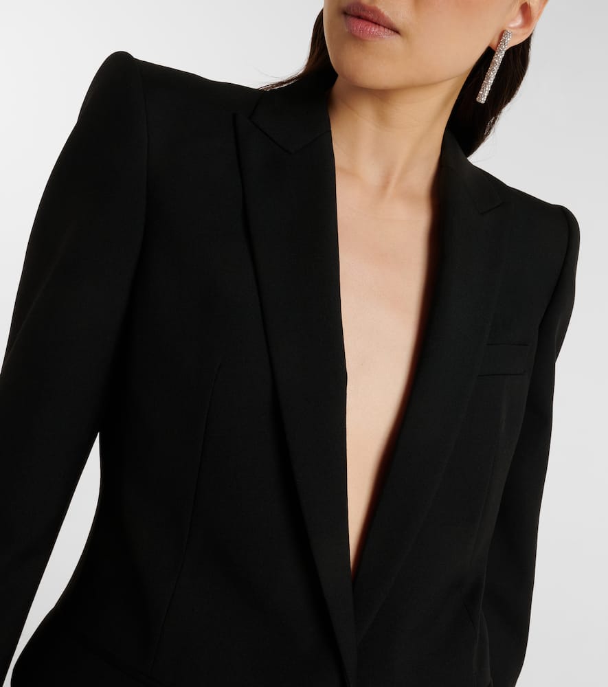 Alexander McQueen Oversized wool blazer