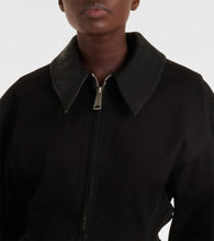 Alexander McQueen Peplum cotton canvas jacket