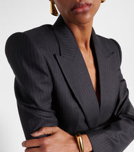 Alexander McQueen Pinstripe wool blazer