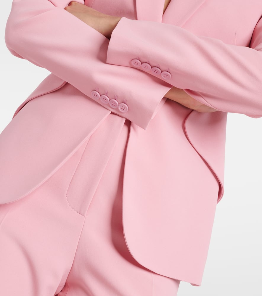 Alexander McQueen Single-breasted cr√É¬™pe blazer