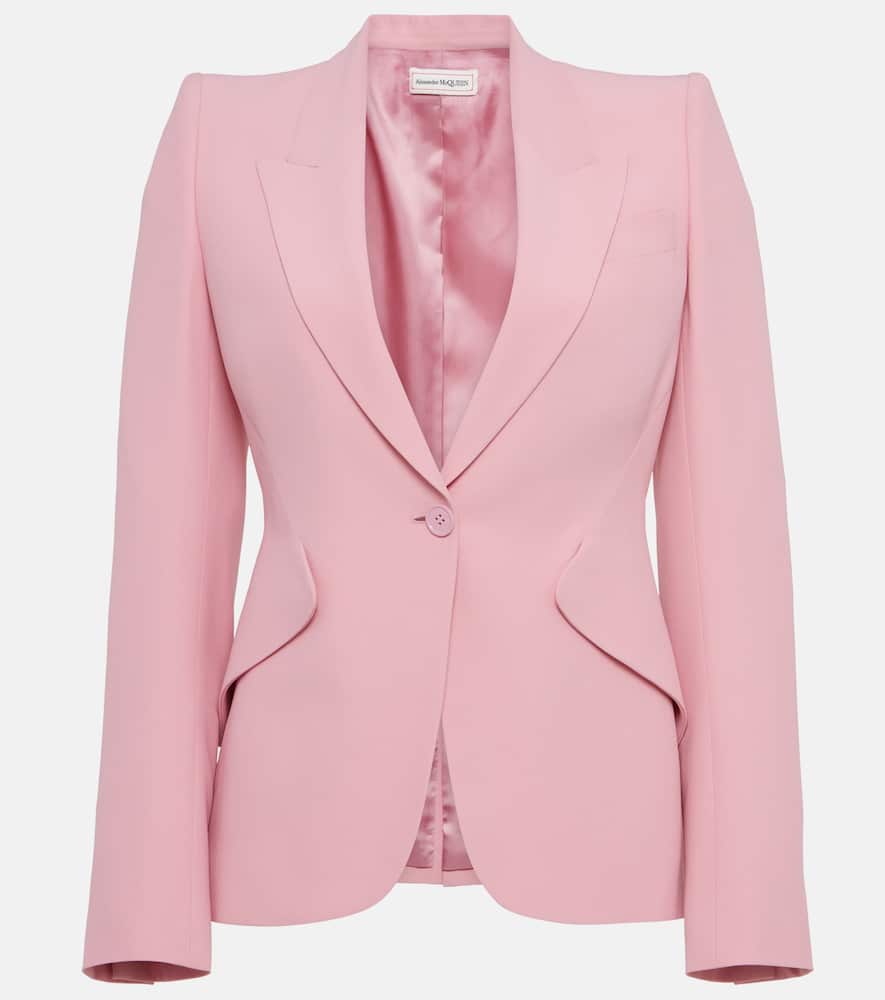 Alexander McQueen Single-breasted cr√É¬™pe blazer