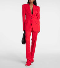 Alexander McQueen Single-breasted twill blazer