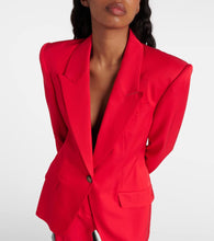 Alexander McQueen Single-breasted twill blazer