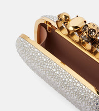 Alexander McQueen Skull Knuckle embellished clutch