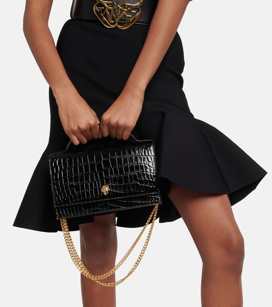 Alexander McQueen Skull Medium leather shoulder bag