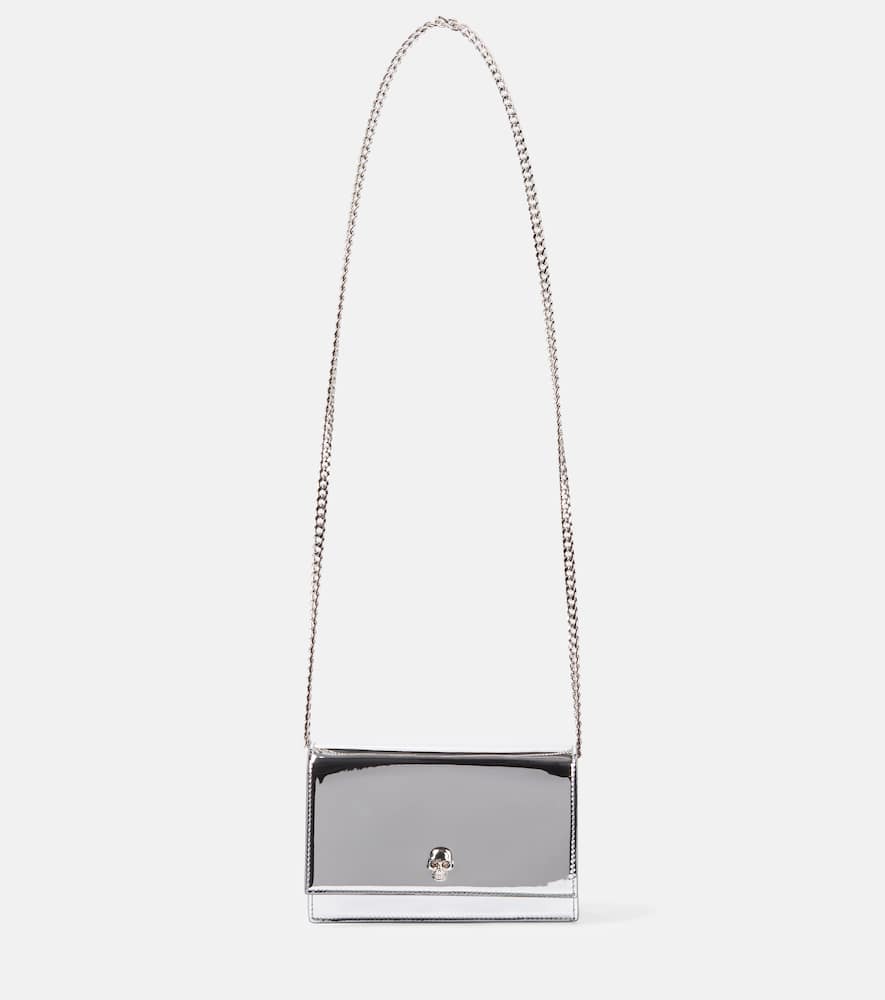 Alexander McQueen Skull Mini leather shoulder bag. Shop Alexander McQueen Shoulder Bags for women now.